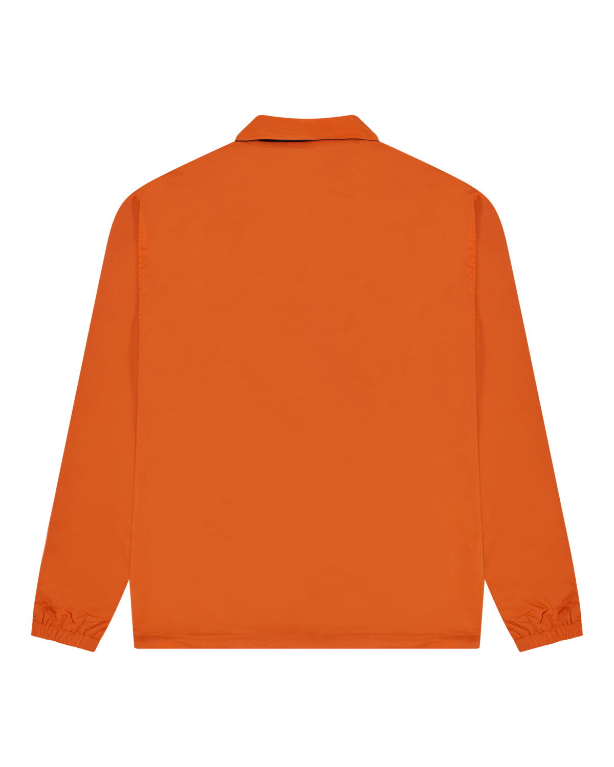 Jägermeister reversible jacket from the back. The orange side is visible.
