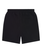 Black Jägermeister shorts from the back without any branding visible.